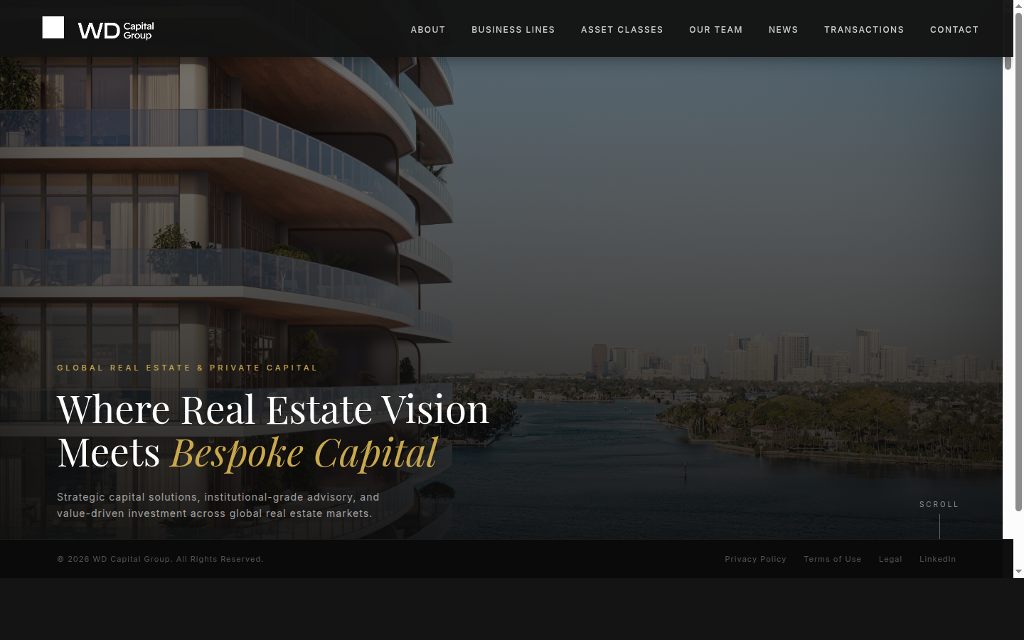 WD Capital Group - the benchmark